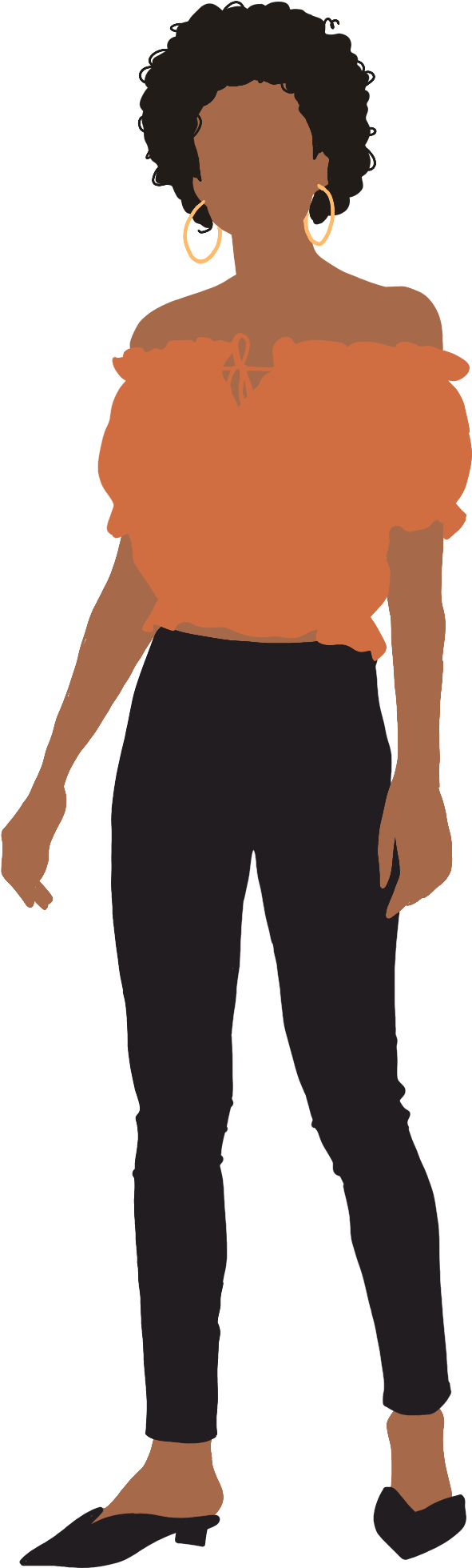 People Flat Illustration On Behance - Behance (1536x2048), Png Download