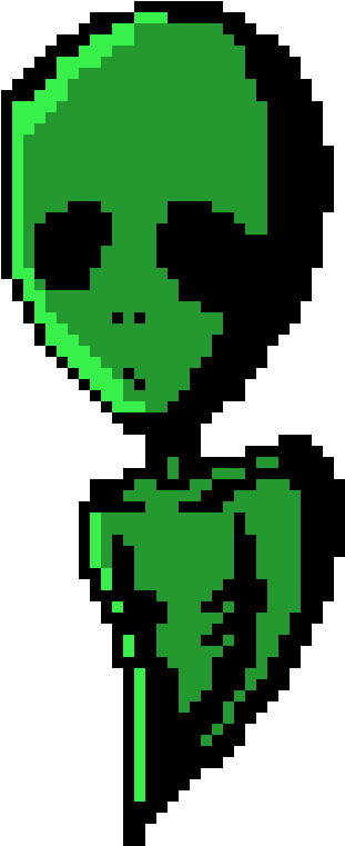 Alien Sad - Png Sad Alien (520x870), Png Download