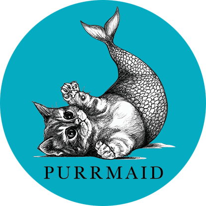 What If Creations And Like Omg Get Some Yourself Some - Mermaid Cat (414x414), Png Download