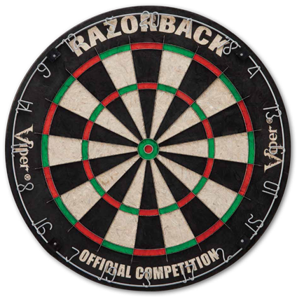 Viper Razorback - Viper Razorback Bristle Dart Board (424x424), Png Download