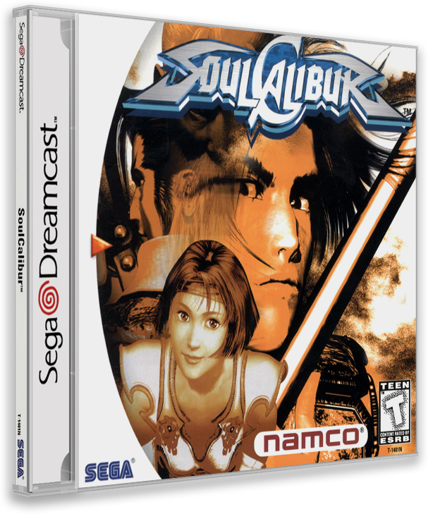 Soulcalibur - Box - 3d - Soul Calibur [dreamcast Game] (607x729), Png Download