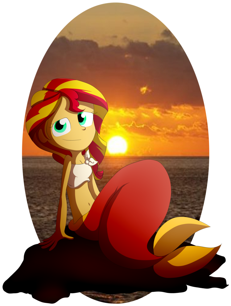 Absurd Res, Artist - Mermaid Transformation My Little Pony (950x1024), Png Download