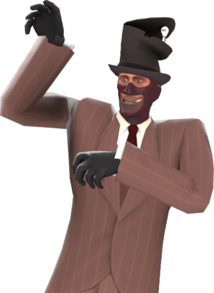 Ghostly Gibus - Tf2 Gibus Spy (300x411), Png Download