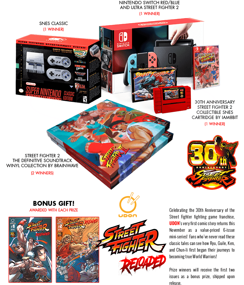 Enter Our Sf30 Giveaway For A Chance To Win Collectible - Street Fighter 30th Anniversary Nintendo Switch (810x973), Png Download
