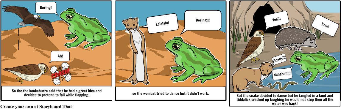 2nd Page Of Tiddalick The Frog - Tiddalik (1164x385), Png Download