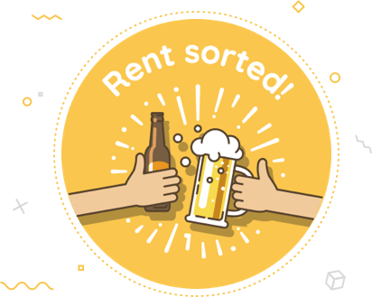 Refer A Friend, Save On Rent - $2 Beer (412x329), Png Download