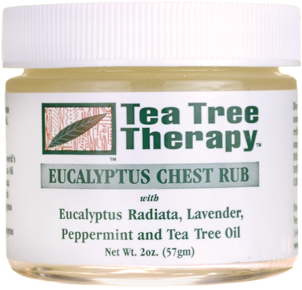 Image Is Loading Tea Tree Therapy Eucalyptus Chest - Tea Tree Therapy Chest Rub, Eucalyptus - 2 Oz (650x650), Png Download