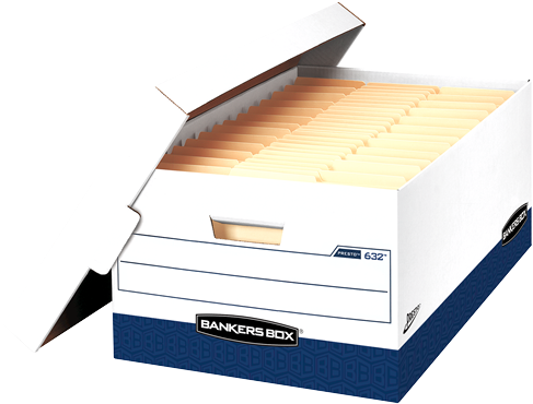 View Larger - Bankers Box Heavy Duty Presto Fastest Assembly Storage (500x500), Png Download