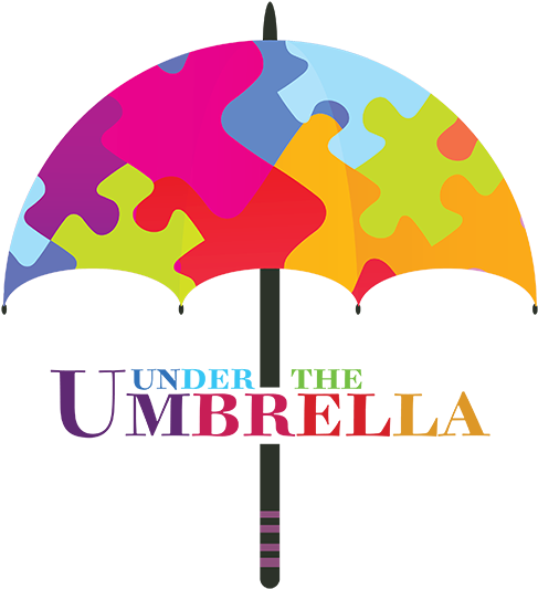 Under The Umbrella Autism (500x546), Png Download