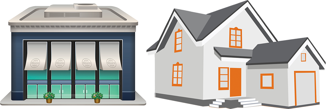Buildings - Connected Home (1041x348), Png Download