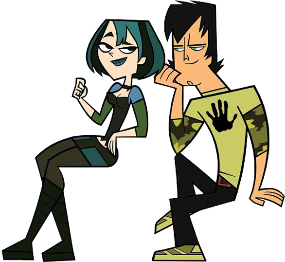 Gwent Love Story Cutouts - Total Drama Island Trent (586x538), Png Download