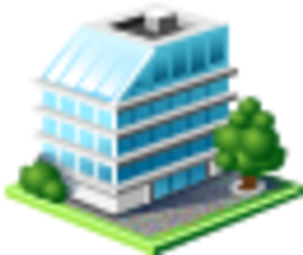 Clipart Business Building - Office Buildings Clip Art (600x600), Png Download