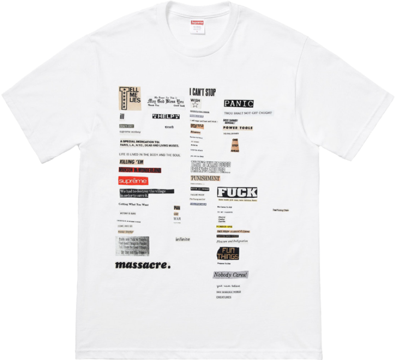supreme fw18 tee