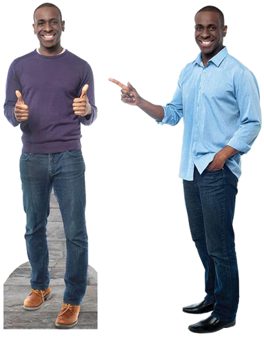 Life Size Cutouts Are Great Promotional Tools For Your - Lifesize Standee (498x498), Png Download
