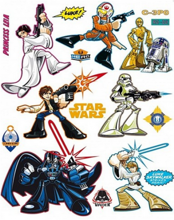 Decor Perete Cu Licenta Marvel-star Wars - Star Wars (450x450), Png Download