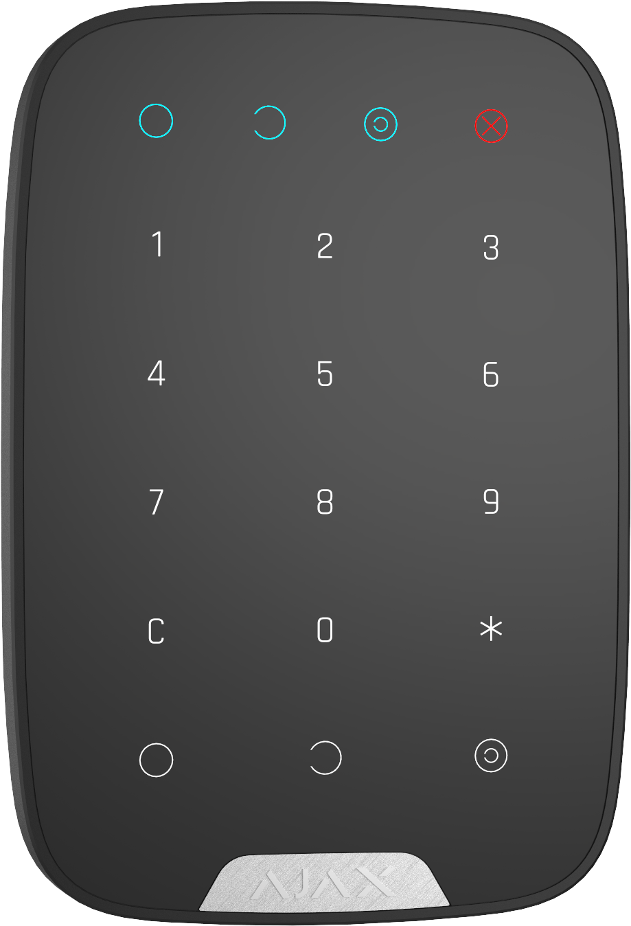 Banner Free Library Alarm Clipart Valuables - Betjeningspanel, Keypad, Hvid (2500x1625), Png Download