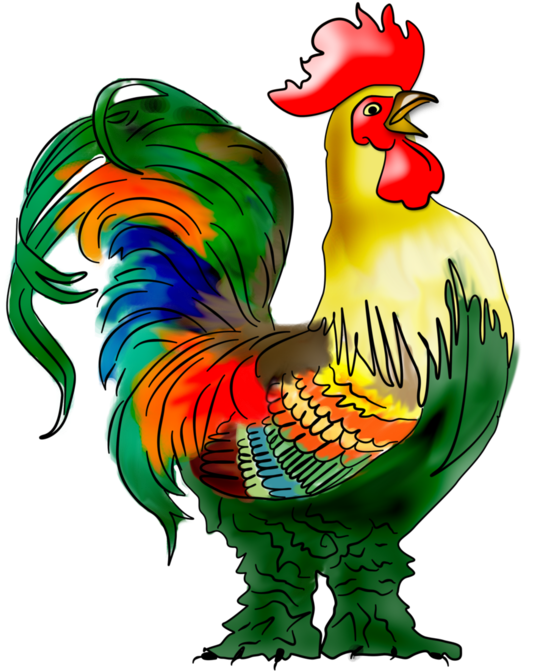 Fd52d5d6fbde - Петух Клипарт (549x699), Png Download