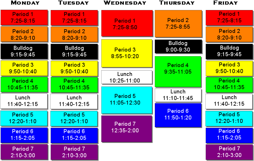 Bell Schedule - Arvada High School Schedule (900x600), Png Download
