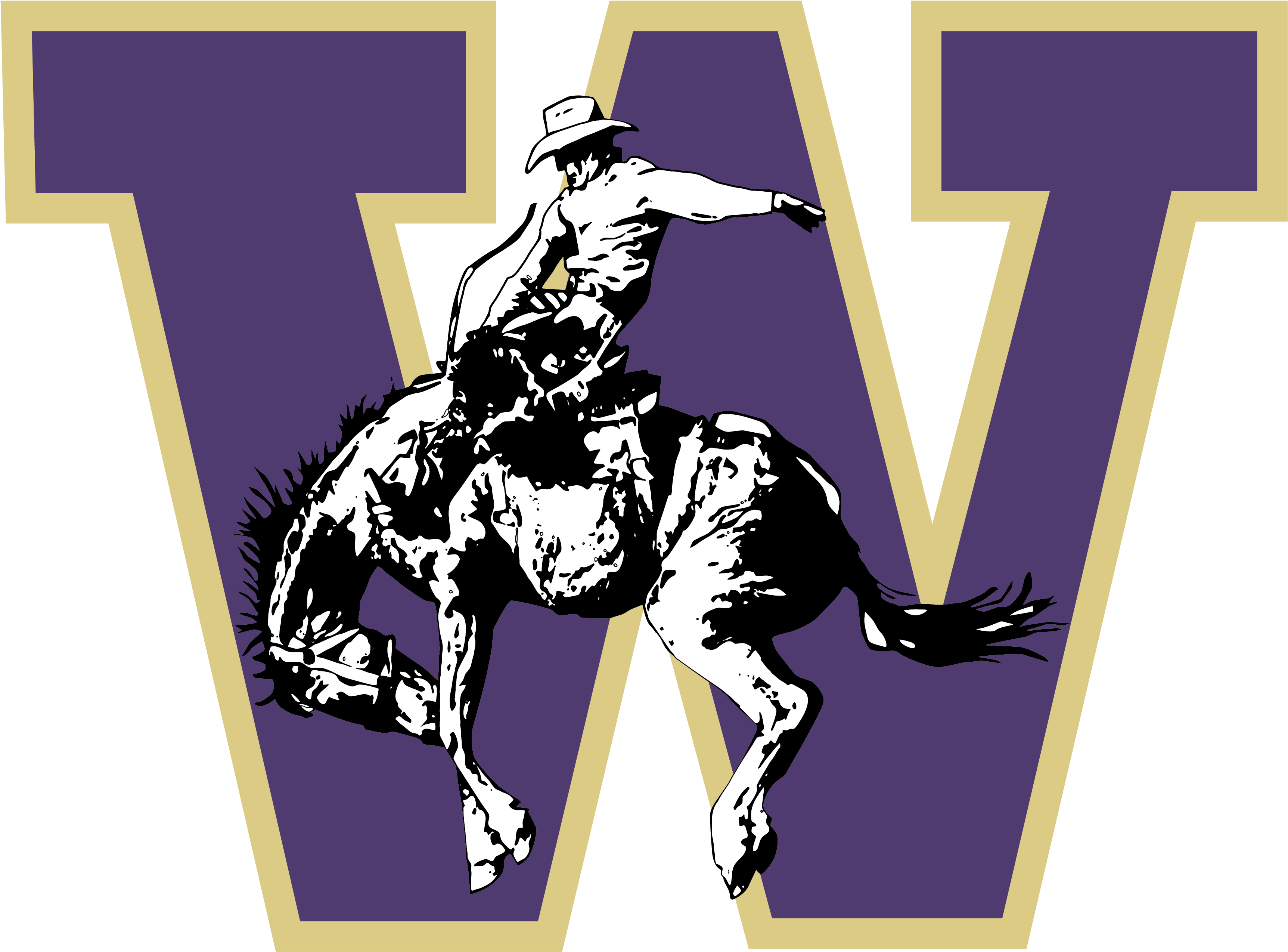 Wickenburg High School - Huskies W (3550x3392), Png Download