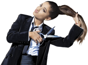 Ariana Grande Anime Png (500x281), Png Download