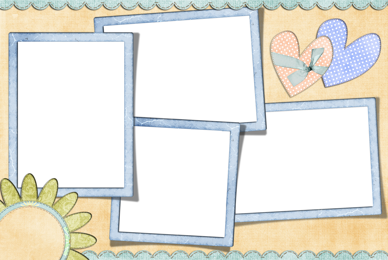 Essas E Muitas Outras Molduras Você Encontra No Blog - Picture Frame (1600x1074), Png Download