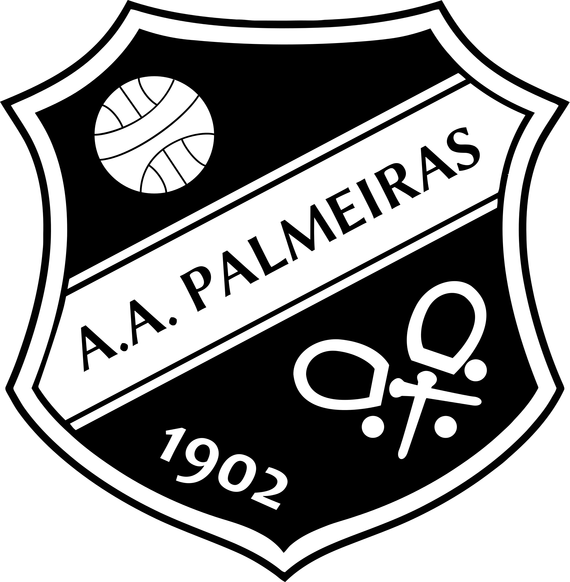 Open - Associação Atlética Das Palmeiras Escudo (2000x2041), Png Download