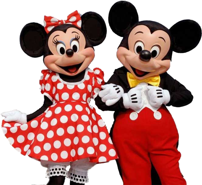 Mickey & Minnie - Botarga De Mickey Mouse (705x696), Png Download