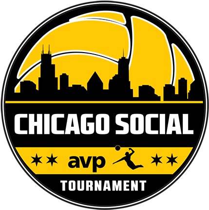 Chicago Social Avp Tournament - Beach Volleyball (500x500), Png Download