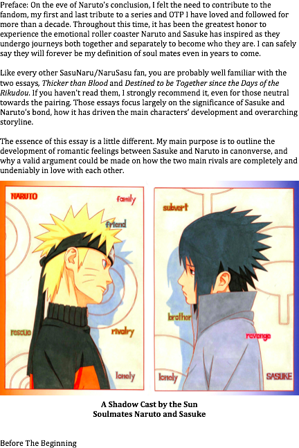 Soul Mates Naruto And Sasuke - Naruto Sasuke Soulmates (432x647), Png Download