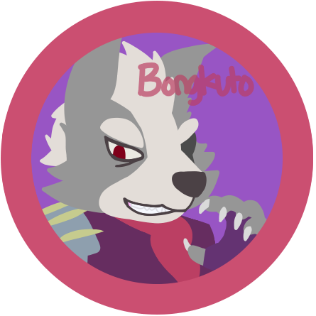 Wolf Icon - Cartoon (445x445), Png Download