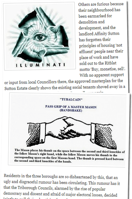 Somewhat Unusual Behaviour, And The Sort Of Thing Which - Illuminati Freemason Handshake (540x675), Png Download
