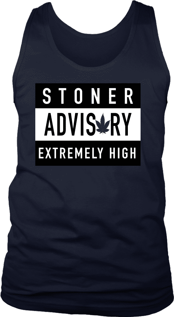 "stoner Advisory" Mens Tank - Stoner Advisory Extreme High (1024x1024), Png Download