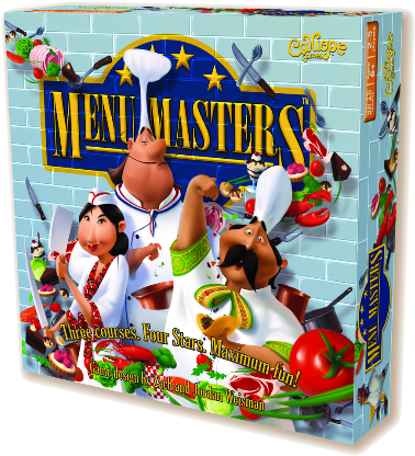 We Are Also Very Excited To Tell You About The Calliope - Calliope Games Menu Masters Board Game (417x440), Png Download