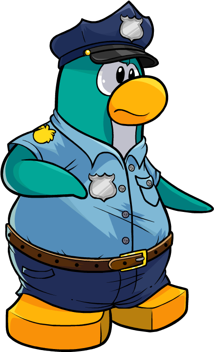 Policeofficerimage - Club Penguin Police Png (720x720), Png Download