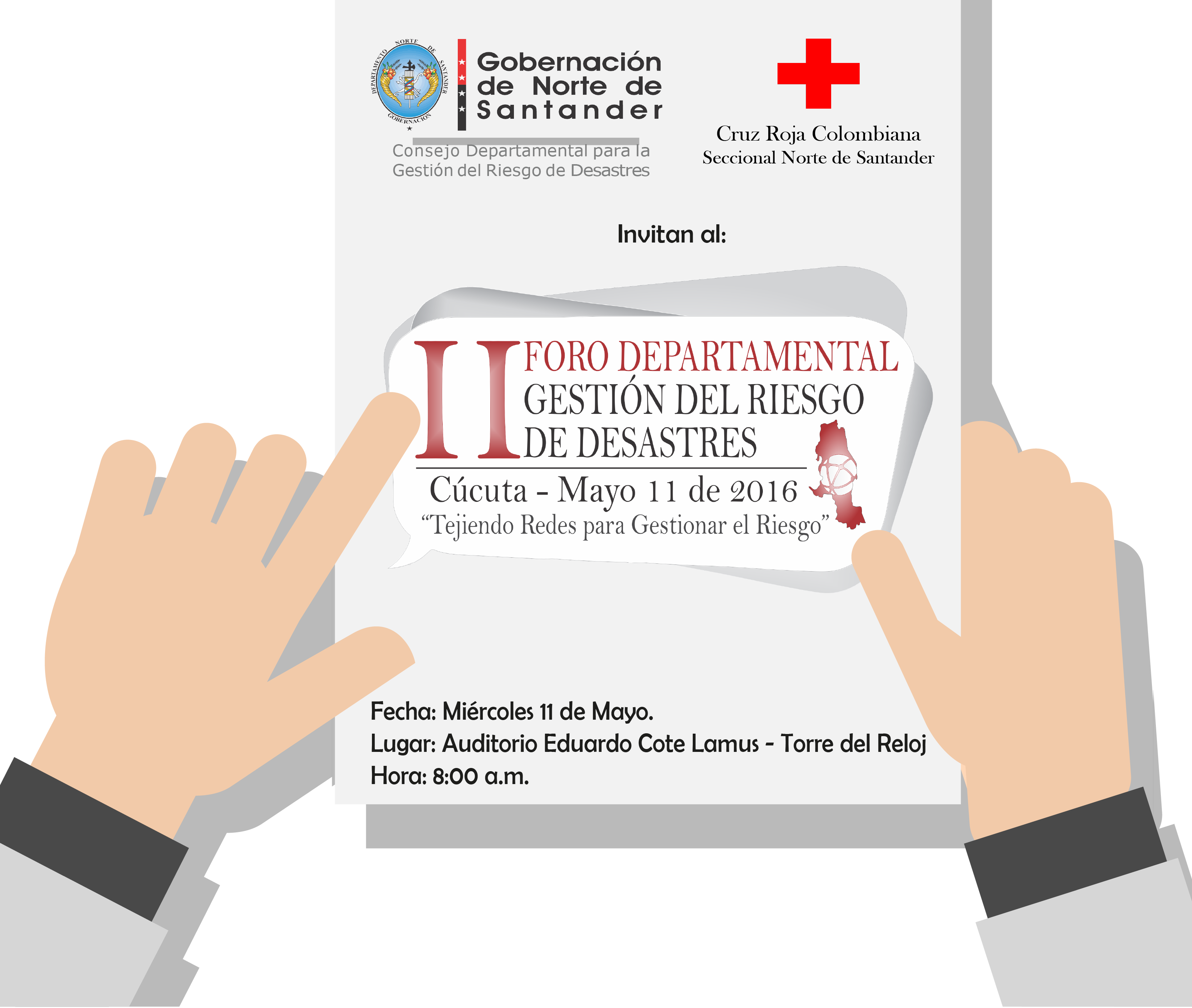 La Gobernación Y La Cruz Roja Colombiana Organizan - Event (3333x2818), Png Download