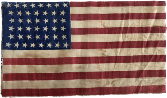 44 Star Flag - Flag Of The United States (600x600), Png Download