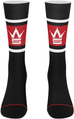 Crown Logo Black Socks - Logo (480x480), Png Download