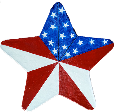 American Flag Star - Clubs Of Cordillera Ranch Logo (400x394), Png Download