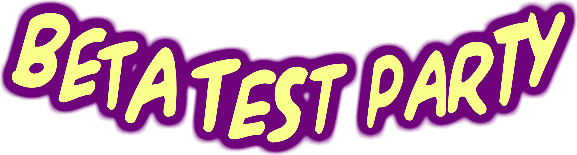Beta Test Party Logo - Club Penguin Beta Test Party (1975x533), Png Download