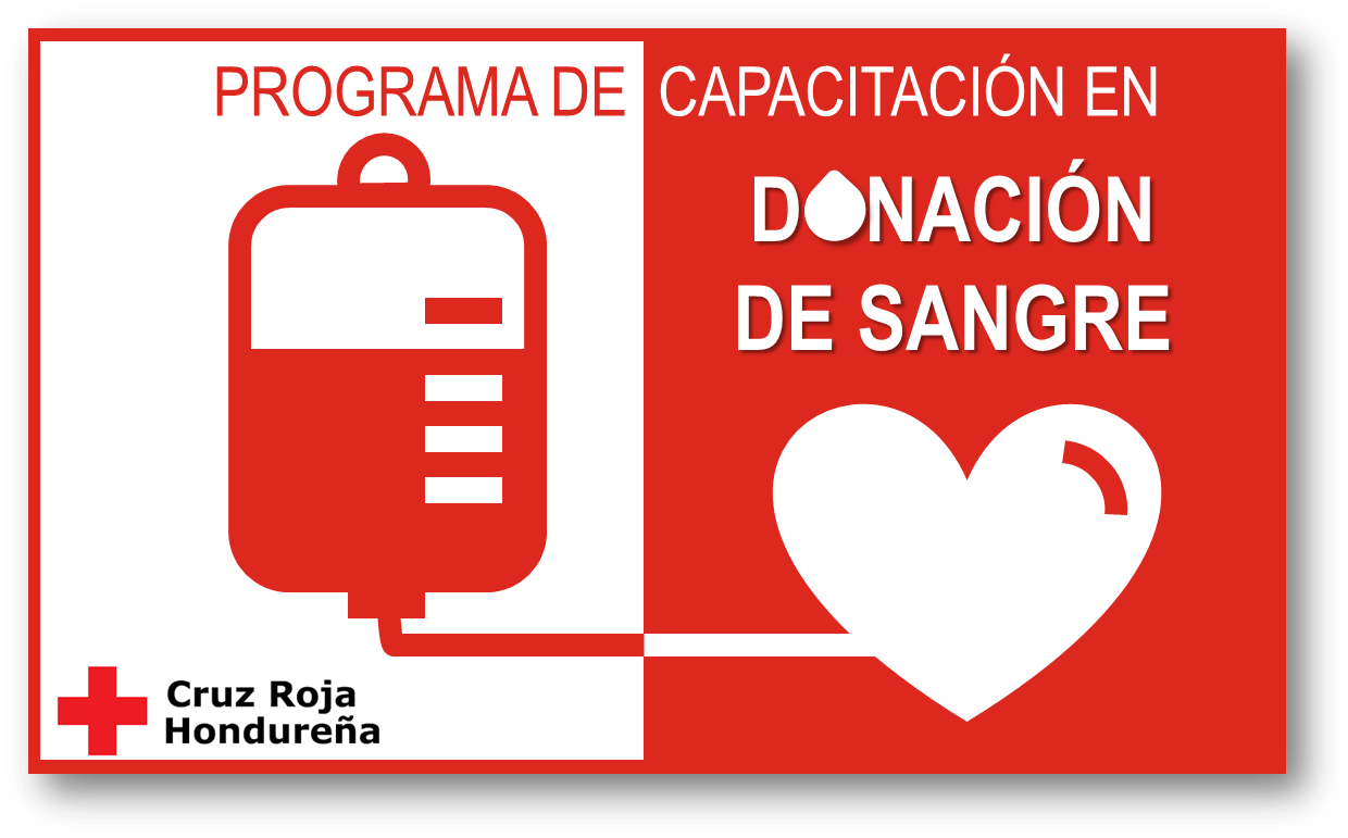 Programa De Capacitación En Donación De Sangre - Cruz Roja Hondureña (1254x783), Png Download