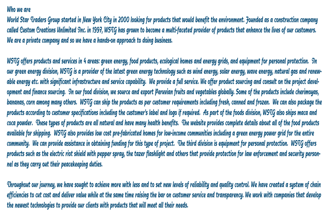 World Star Traders Group - Nasdaq:wstg (1280x713), Png Download