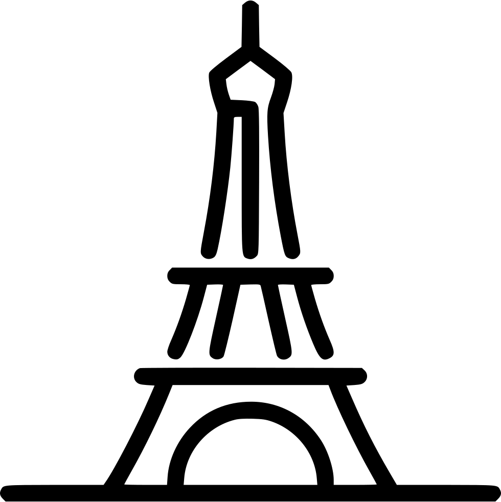 Eiffel Tower Comments - Eiffel Tower France Icon (980x982), Png Download