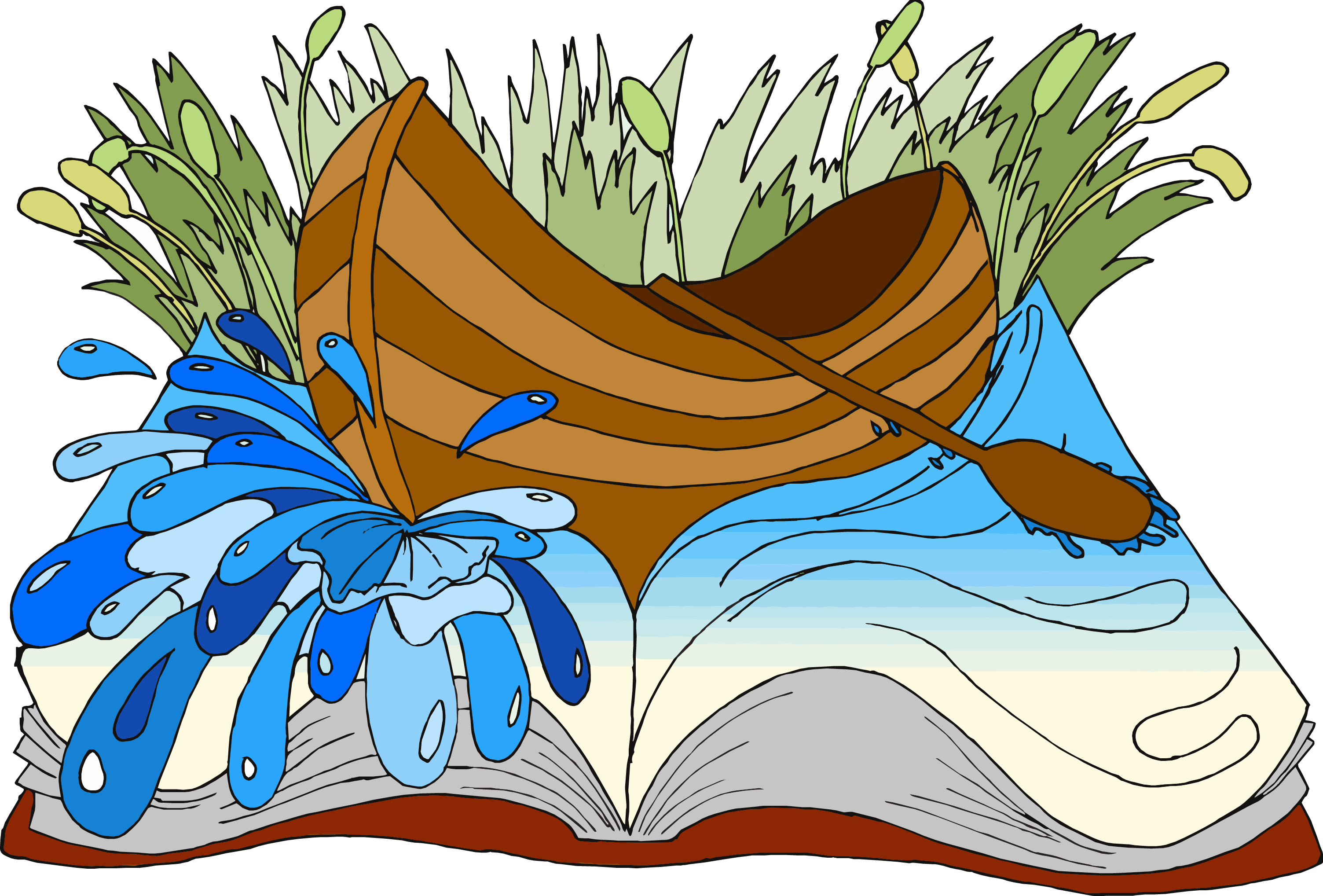 Vector, Wmf - Navegando Na Biblia (3007x2036), Png Download