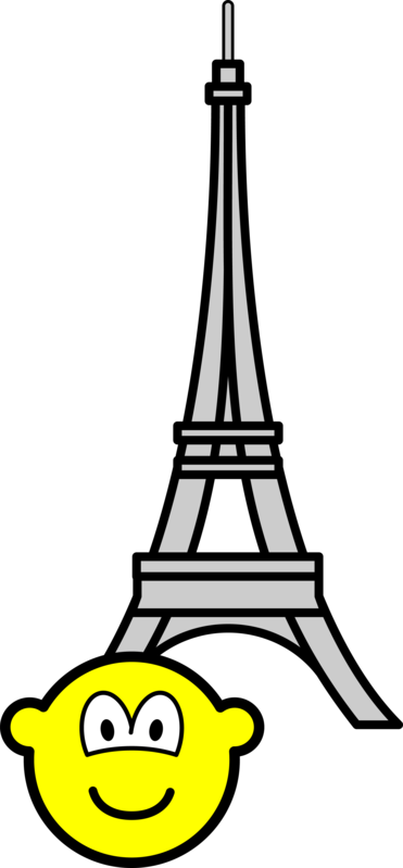 Eiffel Tower Buddy Icon - Tour Eiffel Emoji (371x799), Png Download
