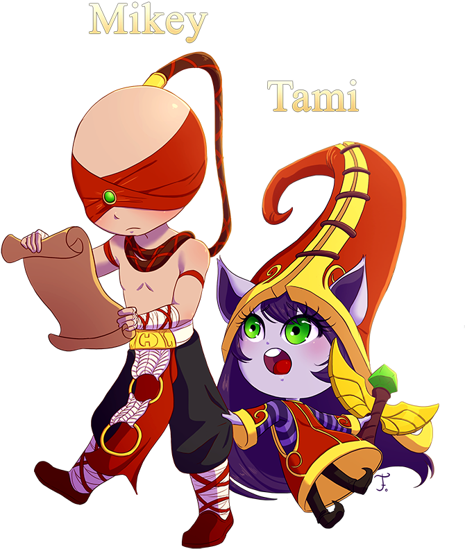 League Of Legends,лига Легенд,фэндомы,lulu,lee Sin - Lulu Lee Sin (737x835), Png Download