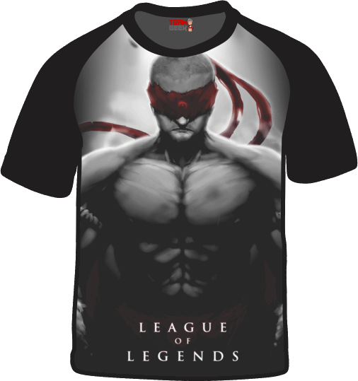 Camiseta League Of Legends Lee Sin - League Of Legends Poster Lee Sin (506x539), Png Download