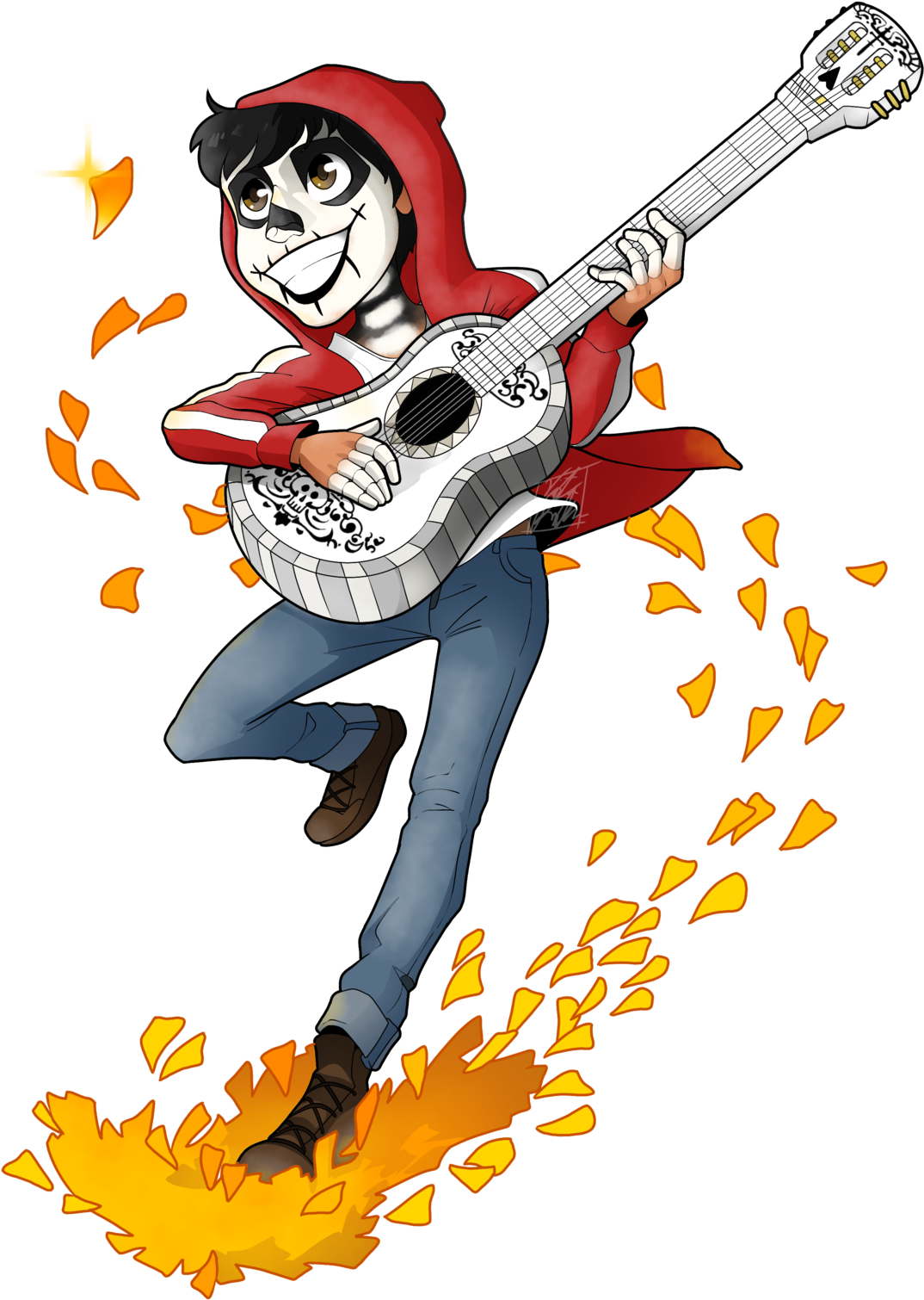 “i'm In Love With This Commission From A Friend Of - Ernesto De La Cruz Coco (1280x1707), Png Download