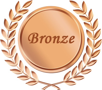 Gold Laurel Leaf Badge (610x458), Png Download