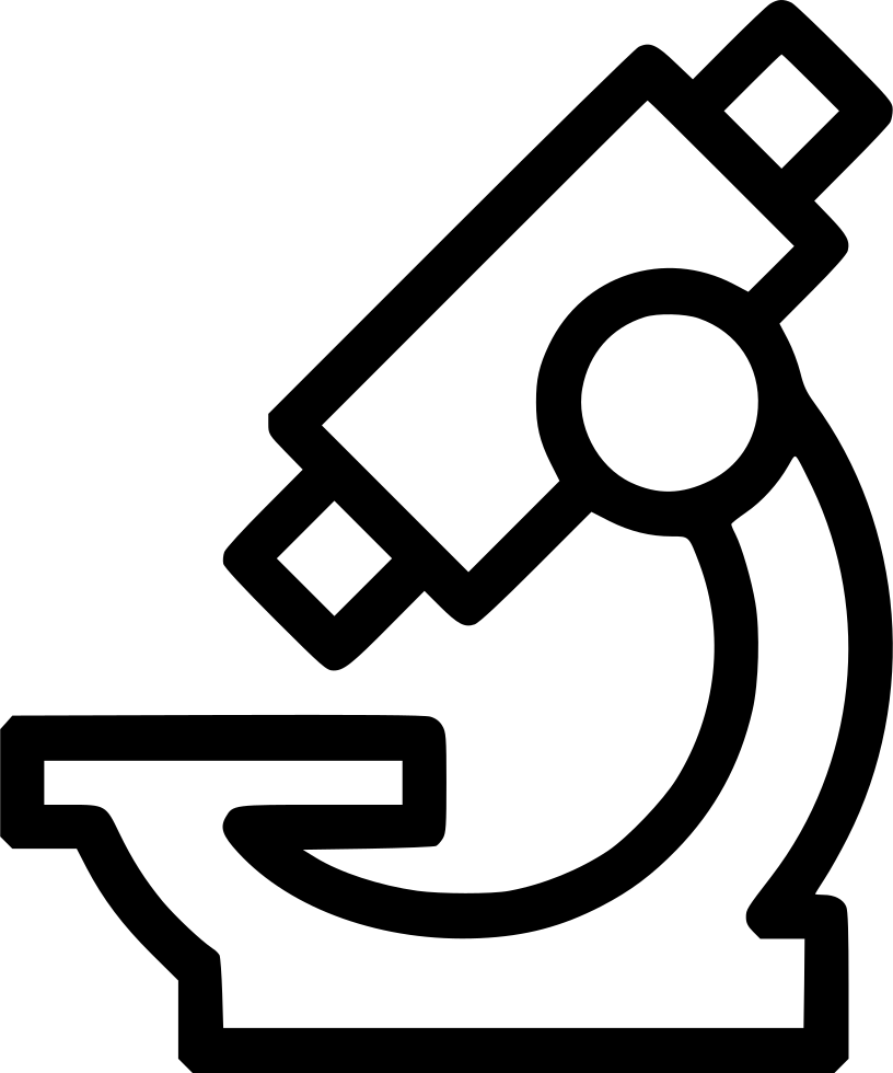 Microscope Free Icon - Science (816x980), Png Download