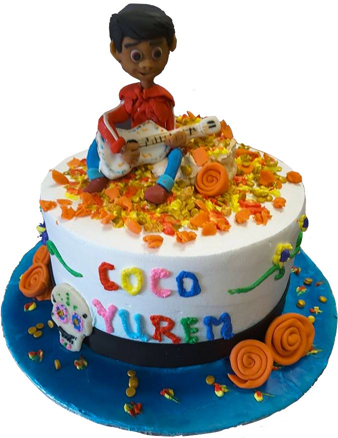 Coco Movie - Coco The Movie Cake (720x892), Png Download